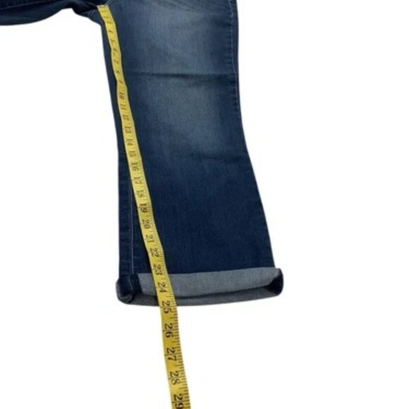Nine West Taylor Cuffed Capri Blue Jeans Women's Size Missy 10 - Picture 9 of 13